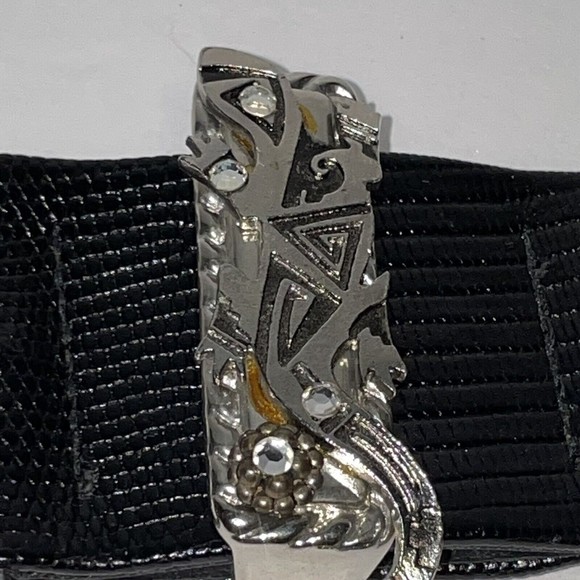 St. Maarten Dallas Revcor Women Metal Skull Steer Cow Lizard Studded Bling Belt main image 8